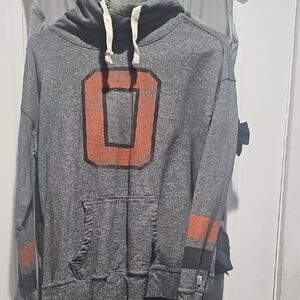 Gray, Black, And Orange OK State Women's Hoodie